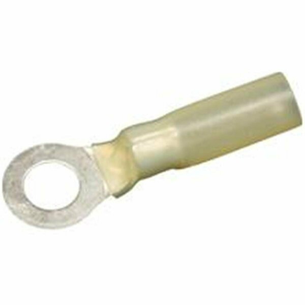 Doomsday Heat Shrinkable Ring Terminals - Yellow - 12-10 Wire 6 Stud, 100PK DO3607025